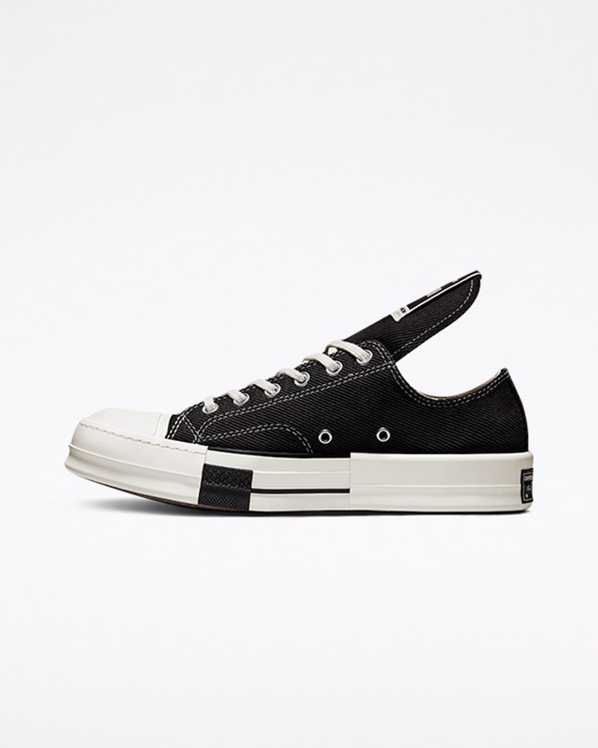 Tenis Converse x DRKSHDW DRKSTAR Chuck 70 Cano Baixo Masculino Pretas | PT R043951